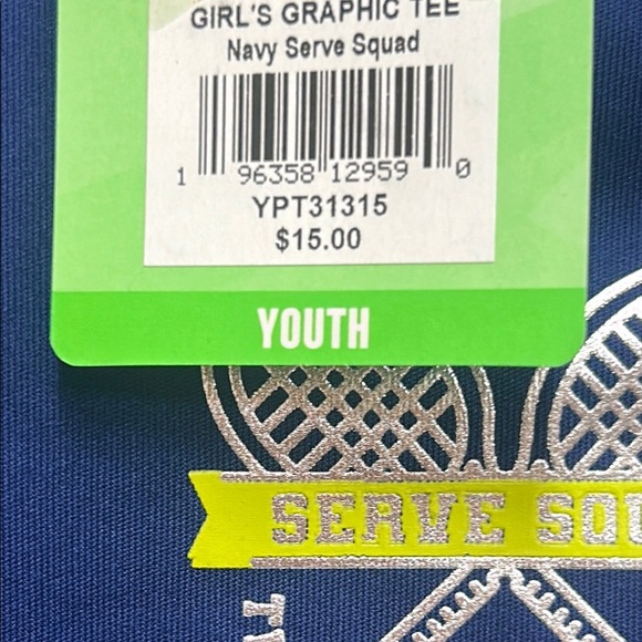 Prince Navy Tennis Racket Tee - Picture 4 of 5